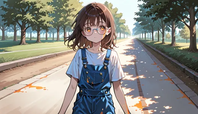 Anime illustration made with Anime Art AI, Art Class